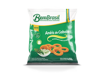 Anéis de Cebola Empanados Bem Brasil 450g