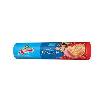 Biscoito Recheado Aymoré sabor Morango 120g