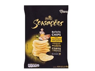 Batata Chips Sensações Sabor Frango Grelhado 45g