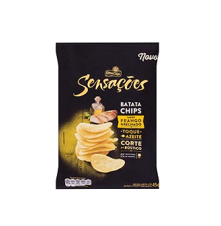 Batata Chips Sensações Sabor Frango Grelhado 45g