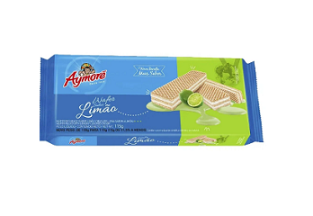 Biscoito Wafer Aymoré Limão 105g