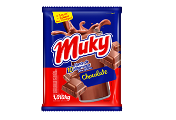 Achocolatado em pó Muky sabor Chocolate 1.010kg