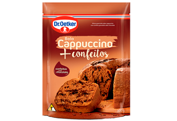 Bolo de Cappuccino + Confeitos Dr.Oetker 300g