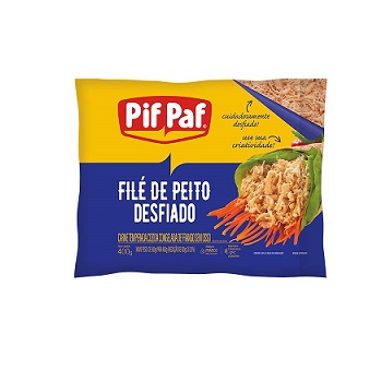 Filé de Peito de Frango Desfiado Pif Paf 400g