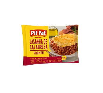 Lasanha de Calabresa Congelada Pif Paf 600g