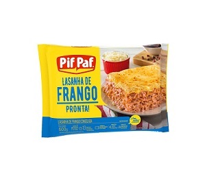 Lasanha de Frango Congelada Pif Paf 600g