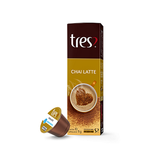 Cápsula Chai Latte Tres Corações 10und