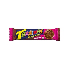 Bisc Recheado Morang e Chocolate Trakinas 126g