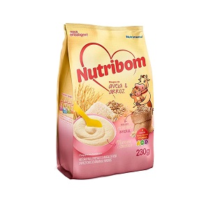 Mingau Nutribom de Aveia e Arroz Sache 180g