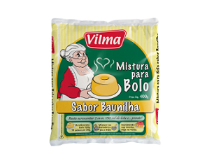 Mistura para Bolo Vilma Sabor Baunilha 400g