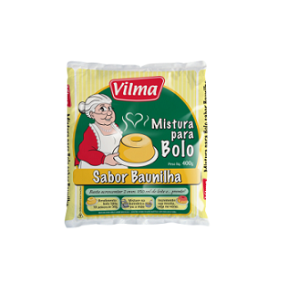 Mistura para Bolo Vilma Sabor Baunilha 400g