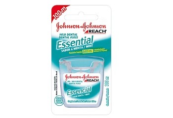 Fio Dental Johnson & Johnson Essencial sabor menta 100m