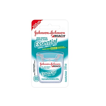 Fio Dental Johnson & Johnson Essencial sabor menta 100m