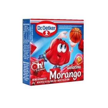 Gelatina Dr.Oetker Morango 20g