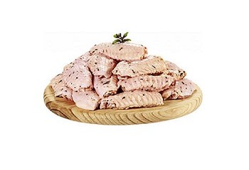 Meio da Asa de Frango Temperada Kg