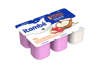 Iogurte Morango e Coco Zero Lactose Itambé 540g