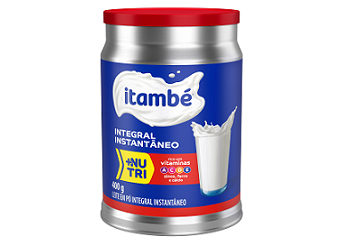 Leite em Pó Integral Instantâneo Itambé Lata 400g