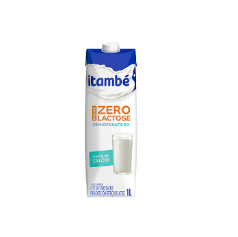 Leite Itambé Nolac Zero Lactose Semidesnatado 1L