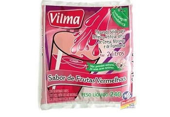 Suco Vilma Sabor de Frutas Vermelhas 240g