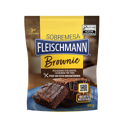 Mistura Para Bolo Brownie Fleischmann 400g