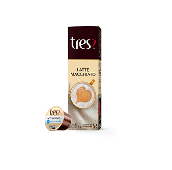 Cápsula Latte Macchiato Tres Corações 10und