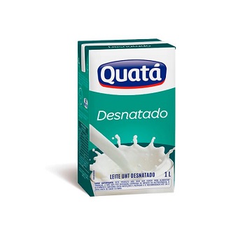 Leite Longa Vida Desnatado Quatá 1L