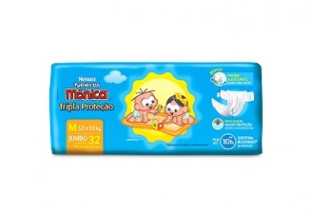 Fraldas Jumbo Turma da Mônica Tripla Proteção M
