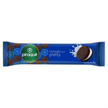 Biscoito Recheado Pretty Baunilha Piraquê 76g