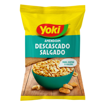 Amendoim Descascado Salgado Yoki 350g