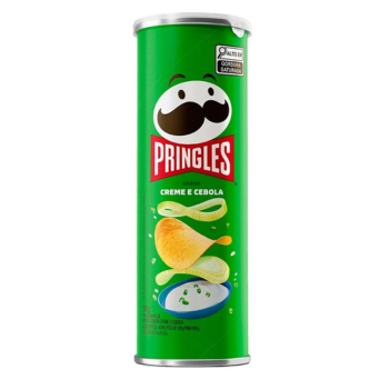 Salgadinho de Batata Sabor Creme e Cebola Pringles 104g