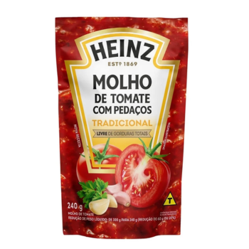 Molho de Tomate com Pedaços Heinz 240g