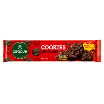 Cookies Sabor Chocolate Piraquê 80g