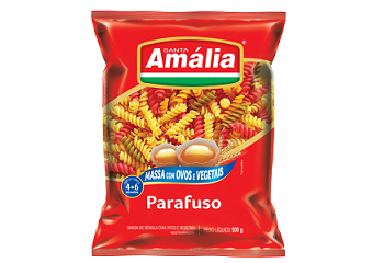 Macarrão Santa Amália Parafuso c/ Ovos e Vegetais 500g