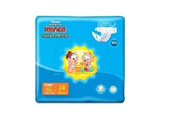 Fraldas Jumbo Turma da Mônica Tripla Proteção XG