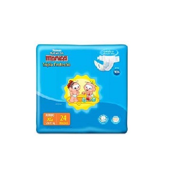 Fraldas Jumbo Turma da Mônica Tripla Proteção XG