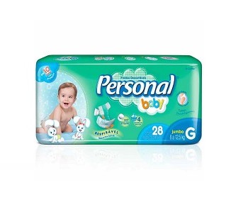 Fraldas Jumbo Personal Baby G