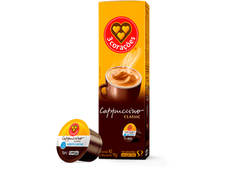 Cápsula Cappuccino Classic Tres Corações 10und