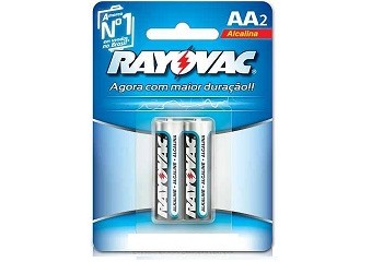 Pilhas Rayovac Alcalina AA2