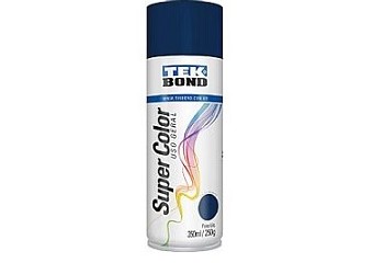 Tinta Spray Super Color Tek Bond Uso Geral Azul 350ml