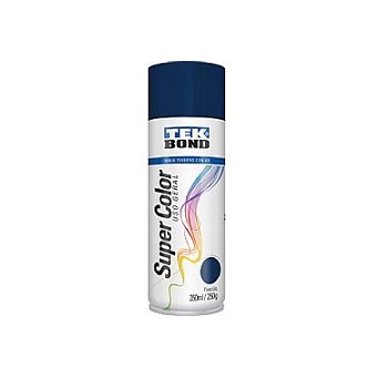 Tinta Spray Super Color Tek Bond Uso Geral Azul 350ml