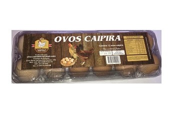 Ovos Caipira Pente c/12 und.