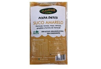 Polpa Detox Suco Amarelo Desfruit 150g