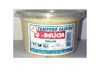 Tempero Caseiro Q-Delícia Alho e Sal 400g