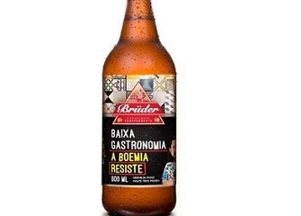 Cerveja Artesanal Brüder Baixa Gastronomia 600ml