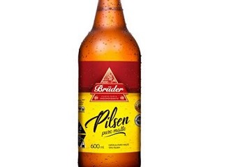 Cerveja Artesanal Brüder Pilsen Puro Malte 600ml