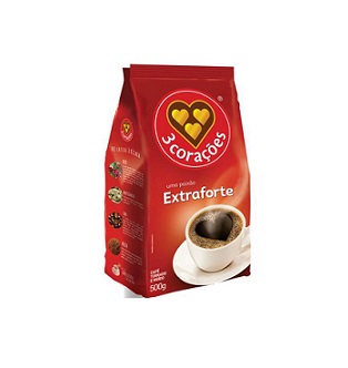 Café 3 Corações Extra Forte 500g