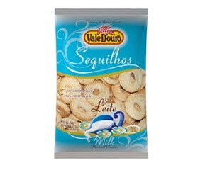 Sequilhos Vale D’ouro sabor Leite Zero Lactose 350g