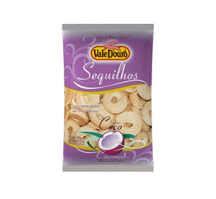 Sequilhos Vale D’ouro sabor Coco Zero Lactose 300g