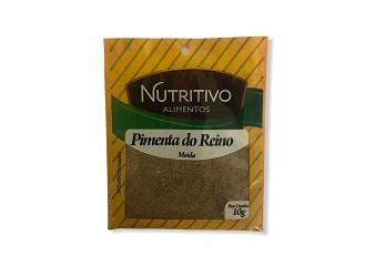 Pimenta do Reino Moída Nutritivo Alimentos 10g