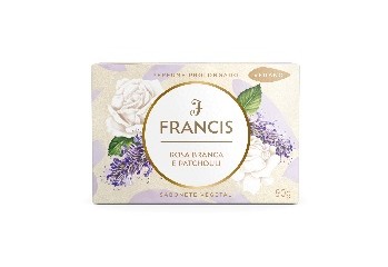 Sabonete Francis Rosa Branca e Patchouli 90g